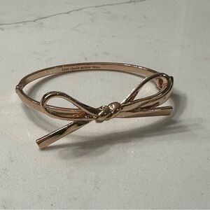 Kate Spade New York Rose Gold Knotted Bow Bracelet